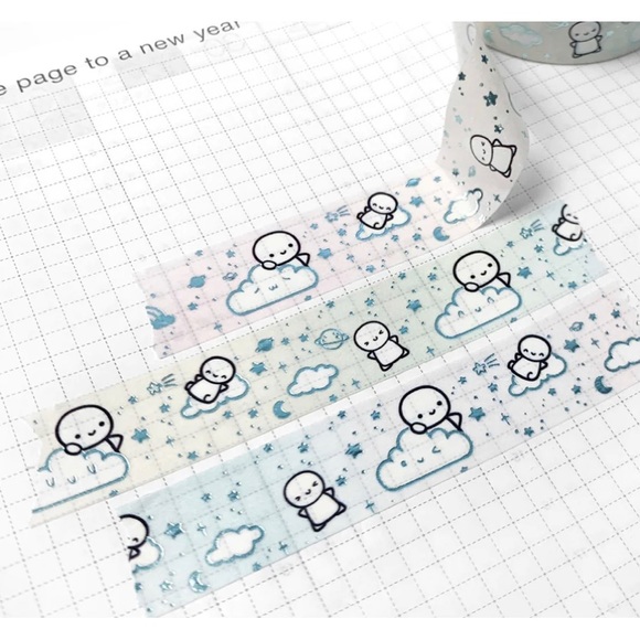 🆕 TheCoffeeMonsterzCo Washi Tape Cereal Boxed Set - 15mm - Picture 3 of 3